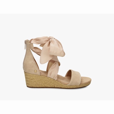 Sandálias UGG Trina Wedge Mulher Marrom | PT-AZOPF